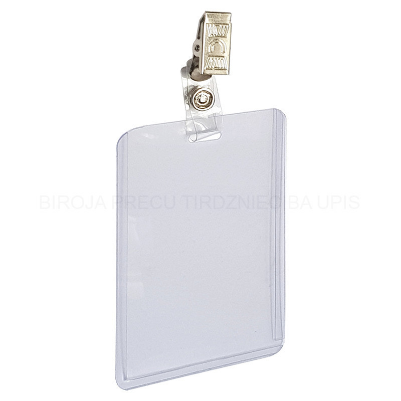 Namebadge 40x75mm clips/pin, BNT Scandinavia - Biroja Preču Tirdzniecība  Ūpis