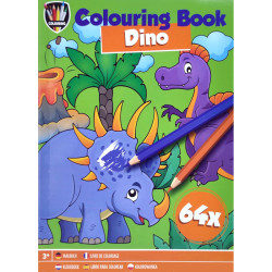 Colouring Book Dino A5 64 Drawings, Creative Craft