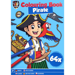 Colouring Book Pirate A5 64 Drawings, Creative Craft