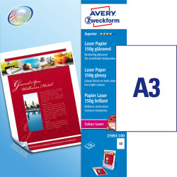 Colour Laser Paper A3 150 g/m² 100 Pcs., Avery Zweckform