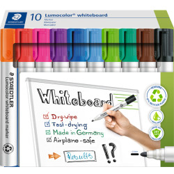 Tāfeles marķieru komplekts Lumocolor® 10gab., Staedtler