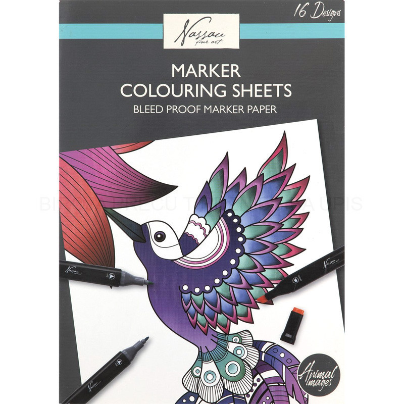 ^Artist high quality / Markers Coloring Books Bundle (Sharpie & Zebra & PaperMate & Wexford)