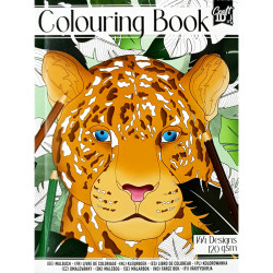 Colouring Book Animals A5 120g/m² 144 Designs, Craft ID