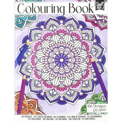 Colouring Book Mandalas A5 120g/m² 144 Designs, Craft ID