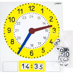 Magnetic Clock 30x34cm, Linex