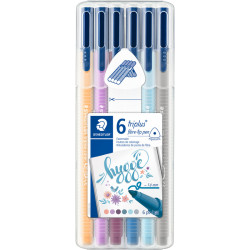 Fibre Tip Pens Triplus® 323 Hygge 6pcs., Staedtler