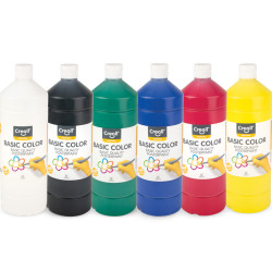 Plakātu krāsas Basic Color 6x1000ml, Creall