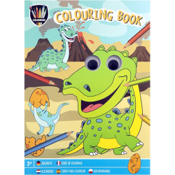 Colouring Book Dino 20 Sheets 27x19.5cm, Creative Craft