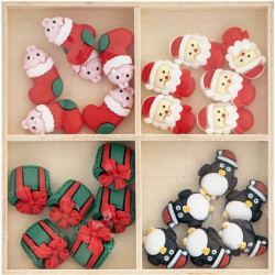 Resin Figures Xmas 24pcs., Creative Craft