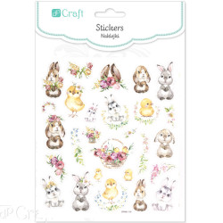 Stickers Bunnies & Chicks 27pcs., DP Craft